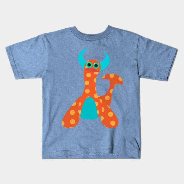 Silly Seamonster Kids T-Shirt by MadArtisan